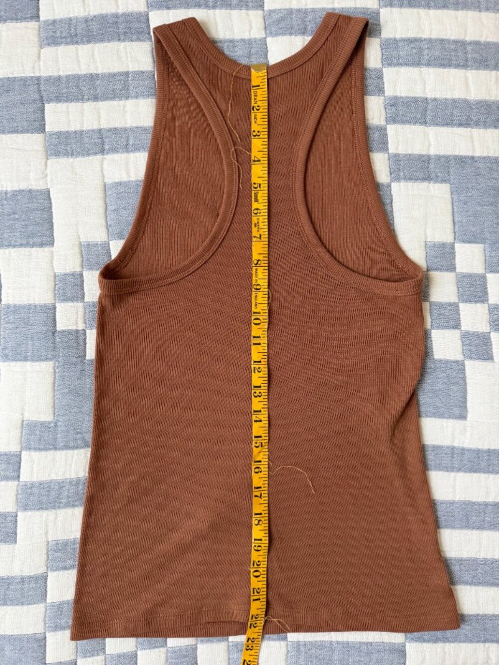 Everlane Racerback Ribbed Tank, Size Small - Picture 4 of 4